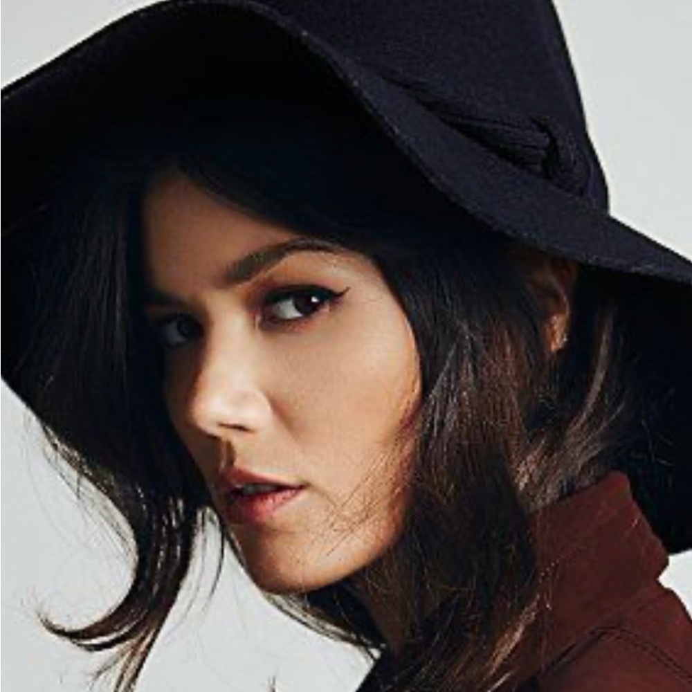 Free People Clipperton Black Felt Hat